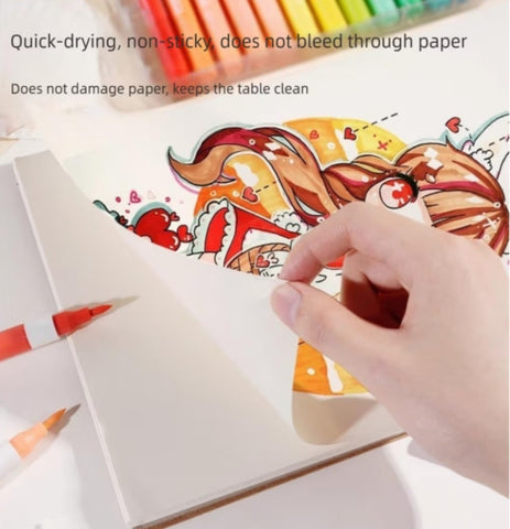 Ruibrand Smooth Acrylic Color Pens Pack ( 12 Colors )