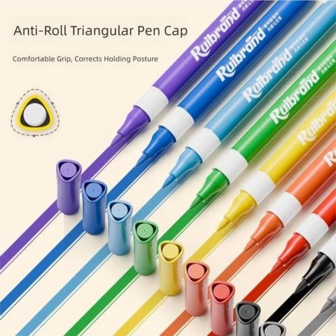 Ruibrand Smooth Acrylic Color Pens Pack ( 12 Colors )