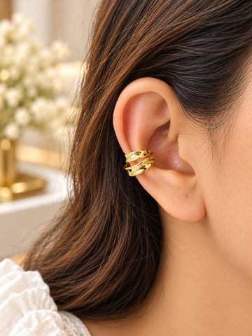 Shea Double Layer Earcuffs by Gulaabo