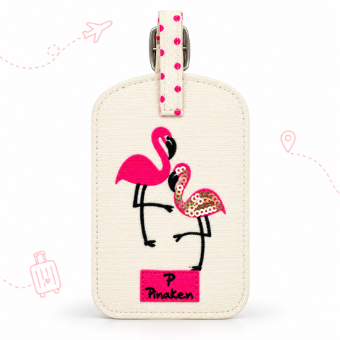 Designer Fabric Luggage Tags