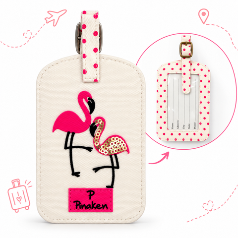 Designer Fabric Luggage Tags