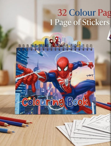 Kid's Coloring Books with Stickers