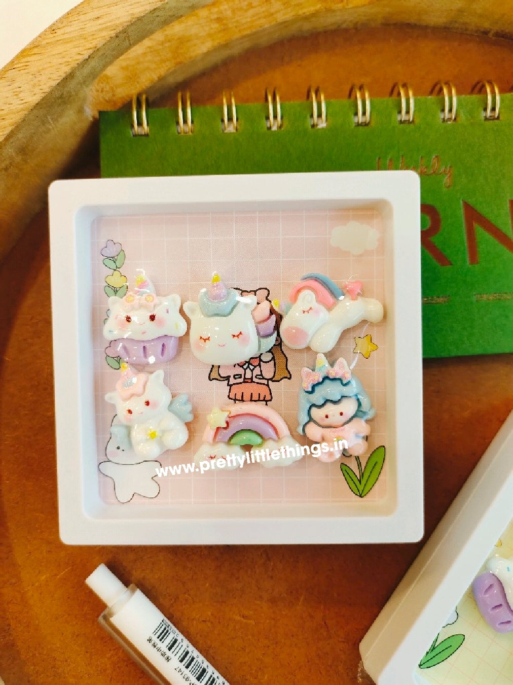 Unicorn 3D Charm Stickers