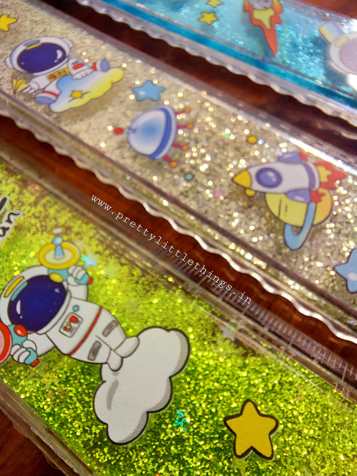 Space themed Floating Shimmer Scales