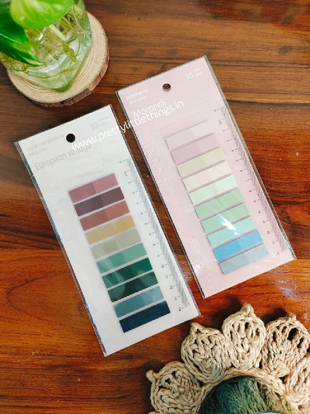 Elegant Metallic Pastel Sticky Notes