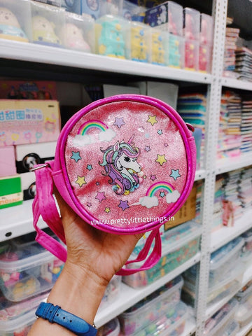 Unicorn Round Sling Bag