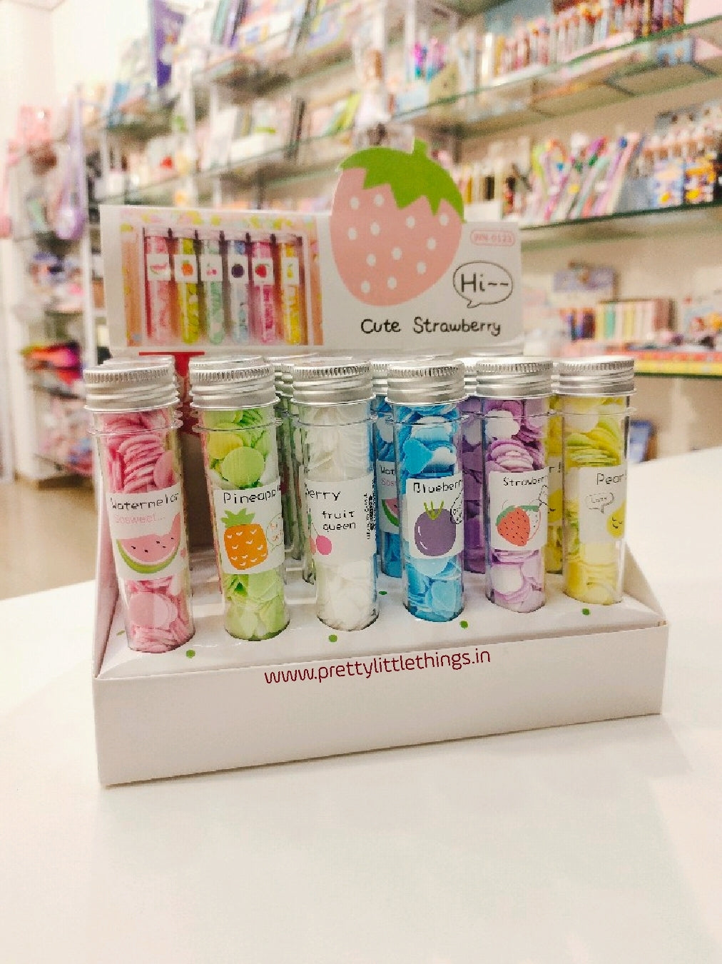 Fruity Paper Soap Tubes