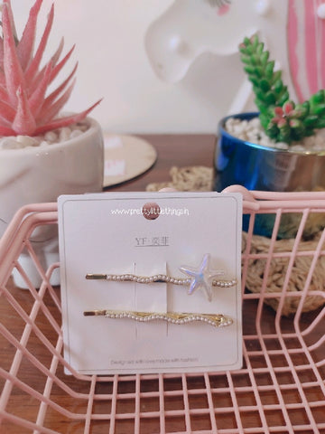 Pearl Hair Clips