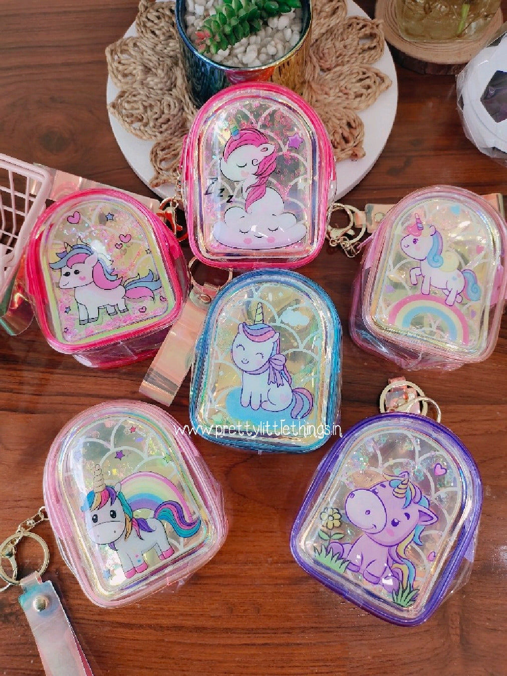 Holographic Unicorn Coin Pouch