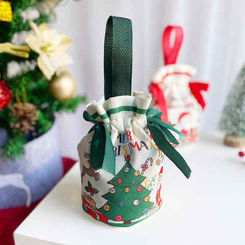 Christmas Jute Gift Potli Bags