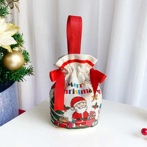 Christmas Jute Gift Potli Bags