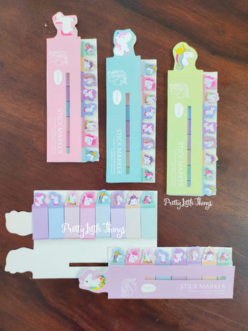 Sticky Unicorn Page Markers