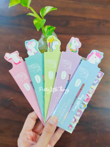 Sticky Unicorn Page Markers