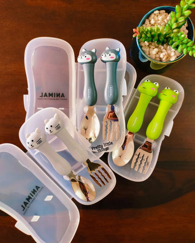 Stainless Steel Spoon Fork Set for Kids