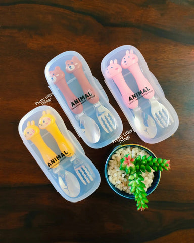 Stainless Steel Spoon Fork Set for Kids