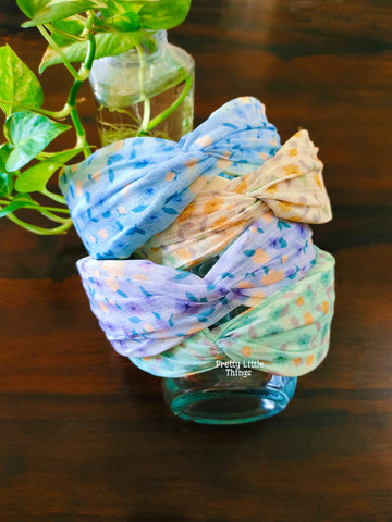 Hair Bands Knot Style Floral