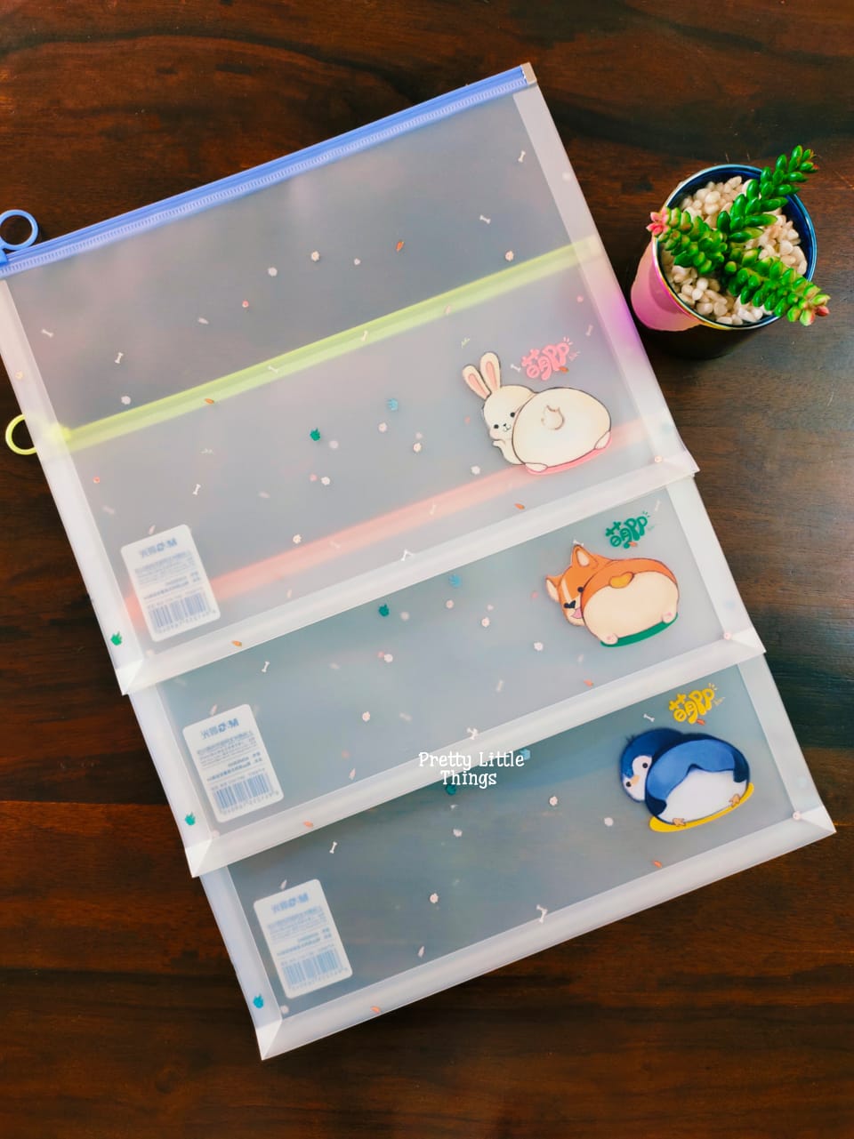 Ziploc Folders Animal Print