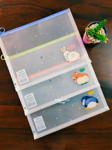 Ziploc Folders Animal Print