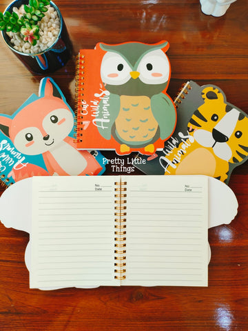 Animal Cutout Spiral Notepads
