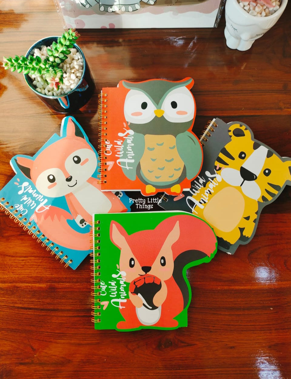 Animal Cutout Spiral Notepads