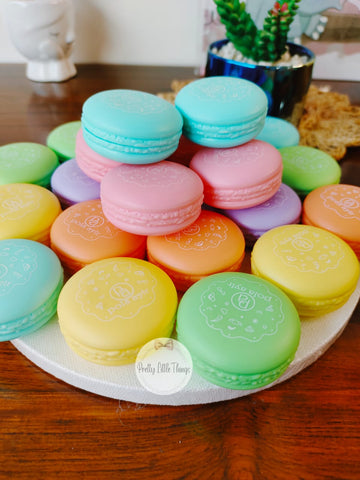 Macaron shaped Lip Balms