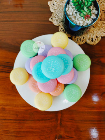 Macaron shaped Lip Balms