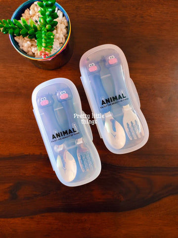Stainless Steel Spoon Fork Set for Kids