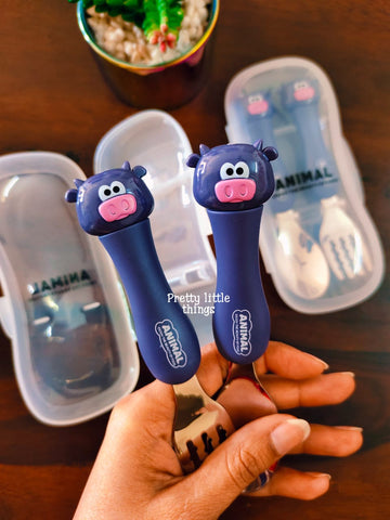 Stainless Steel Spoon Fork Set for Kids
