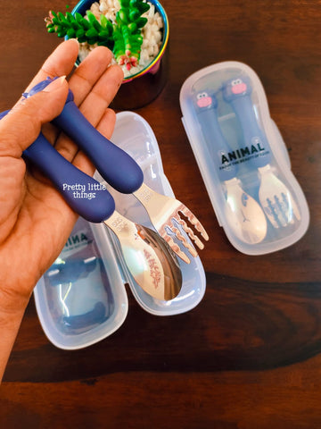 Stainless Steel Spoon Fork Set for Kids