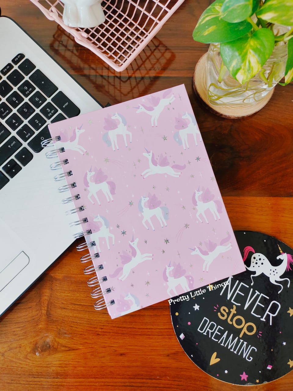 Pretty Little Notebook Unicorn Spiral Diary / Notebook – Pretty Little Things