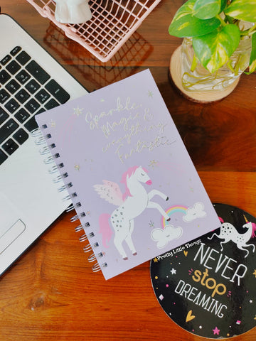 Unicorn Spiral Diary / Notebook