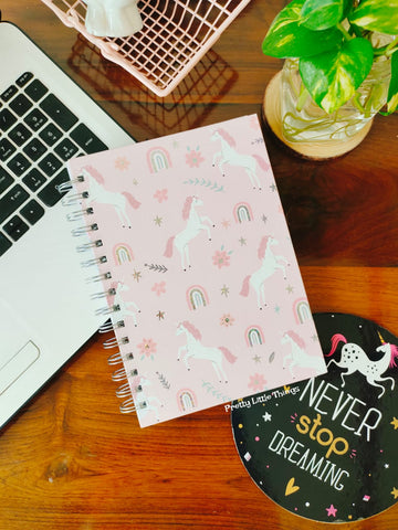 Unicorn Spiral Diary / Notebook