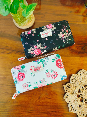Floral Print Clutch Wallets