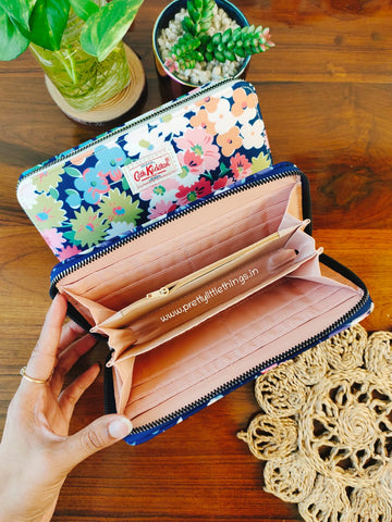 Floral Print Clutch Wallets