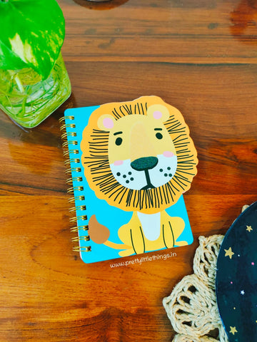 Spiral Animal Cutout Diary, Small