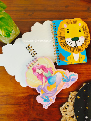 Spiral Animal Cutout Diary, Small