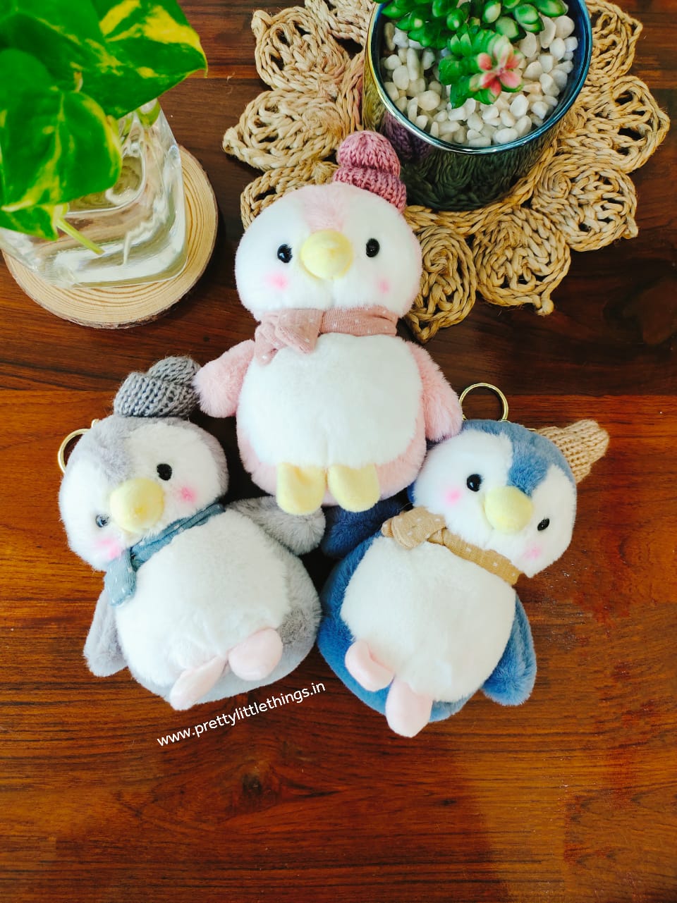 Soft Plushy Penguin Keychain