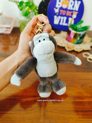 Monkey Plushy Keychain