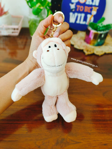 Monkey Plushy Keychain