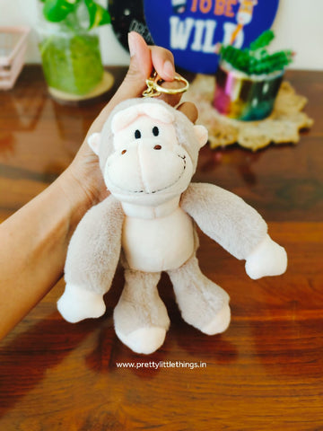 Monkey Plushy Keychain