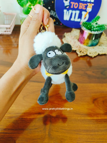 Goofy Sheep Plushy Keychain