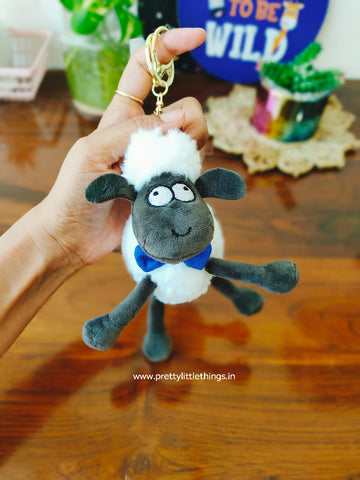 Goofy Sheep Plushy Keychain