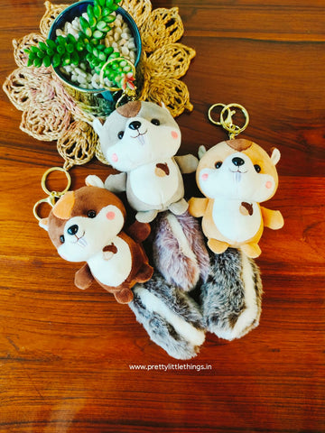 Racoon Plushy Keychains