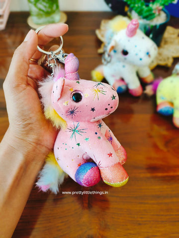Unicorn Plushy Keychain