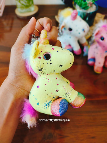 Unicorn Plushy Keychain