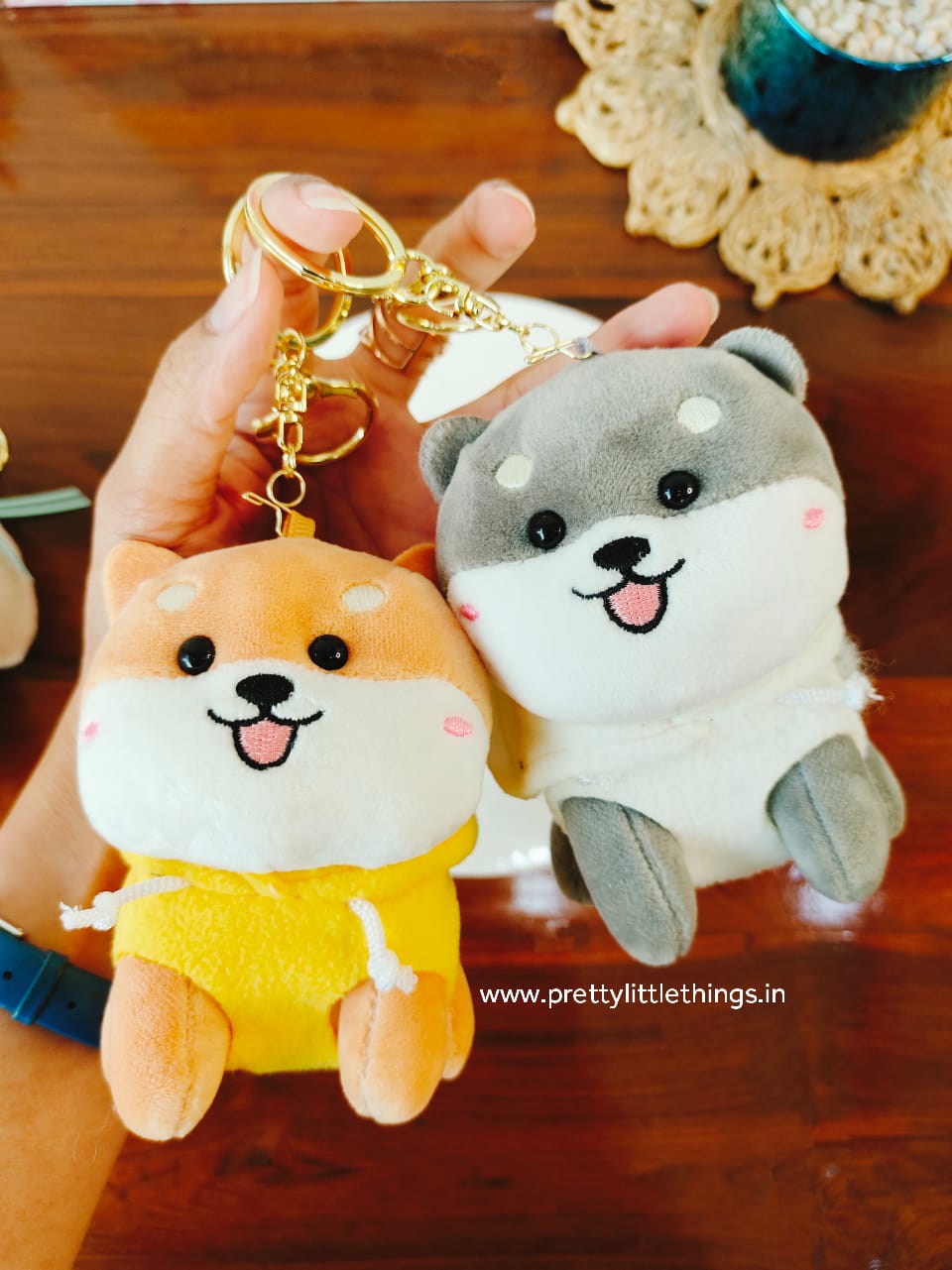 Corgi Puppy Plushy Keychain