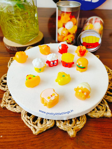 Fast Food Mini Erasers