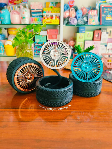 Tyre Shaped Mini Portable Fans