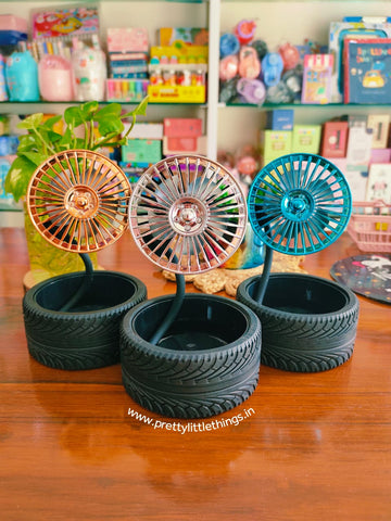Tyre Shaped Mini Portable Fans