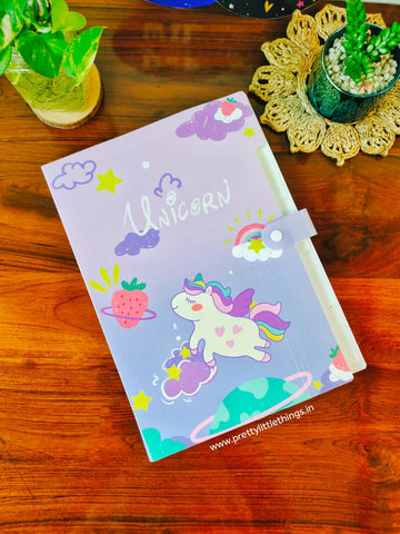 Space / Unicorn Multisection Folders [5 Sections]